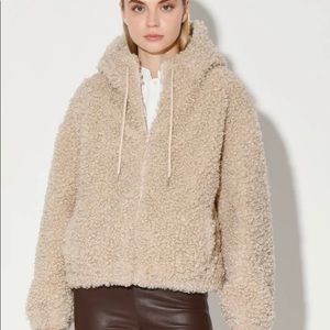 New With Tags! Walter Baker Teddy Shearling Amanda Jacket Size Medium